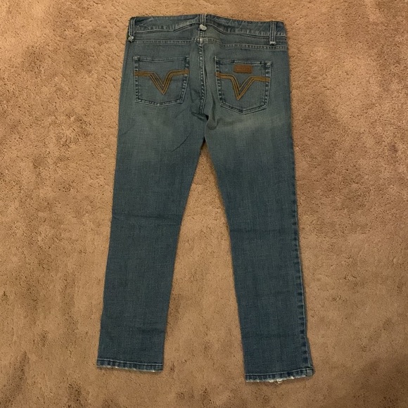 VOLCOM Vintage Cropped Skinny Jeans, size 3 - Picture 5 of 6